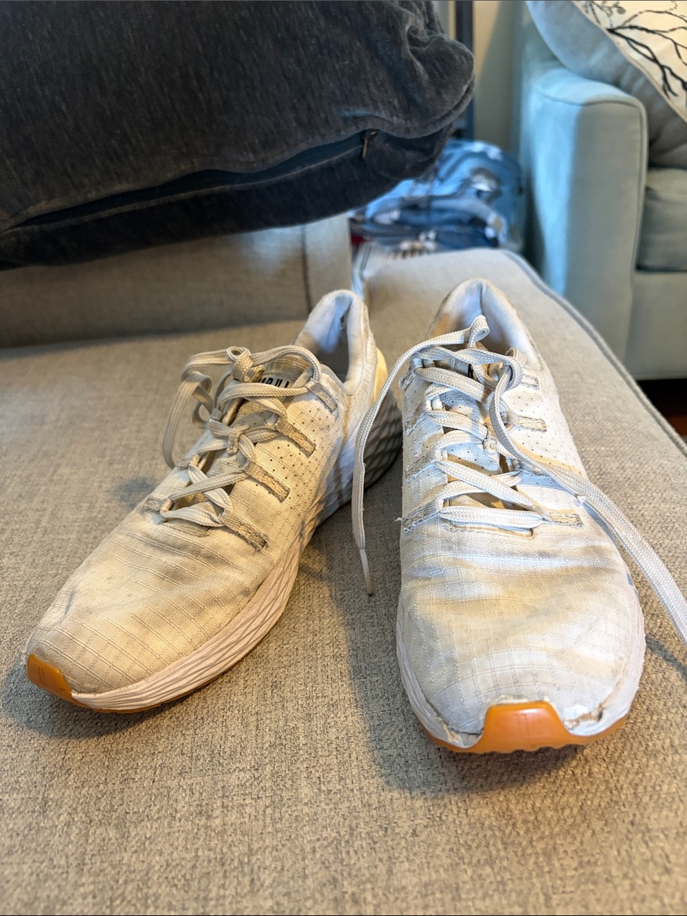 White Running Sneakers - Neutral Performance Shoe